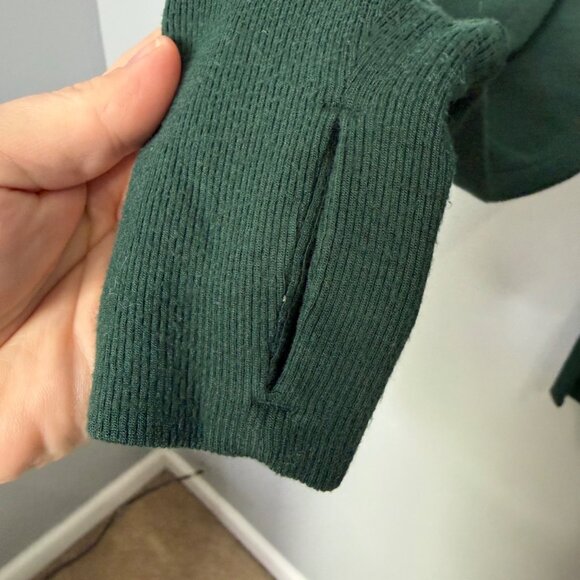 ATHLETA coaster luxe pullover sweatshirt in green size S - Picture 6 of 8